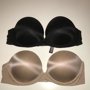 Victoria Secret Strapless Pushup Bra 32C